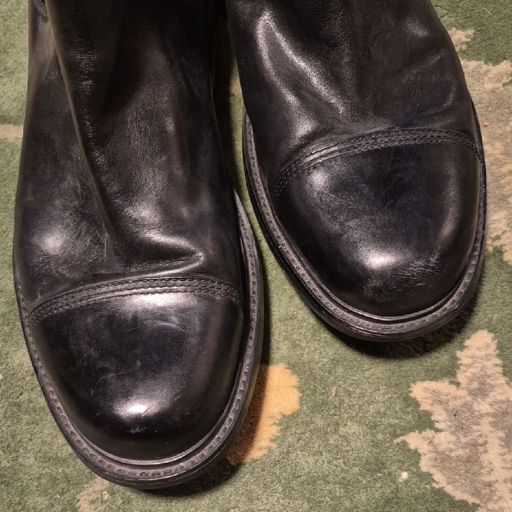 Red Wing Shoes Black Leather Men's Boots - Picture 3 of 8